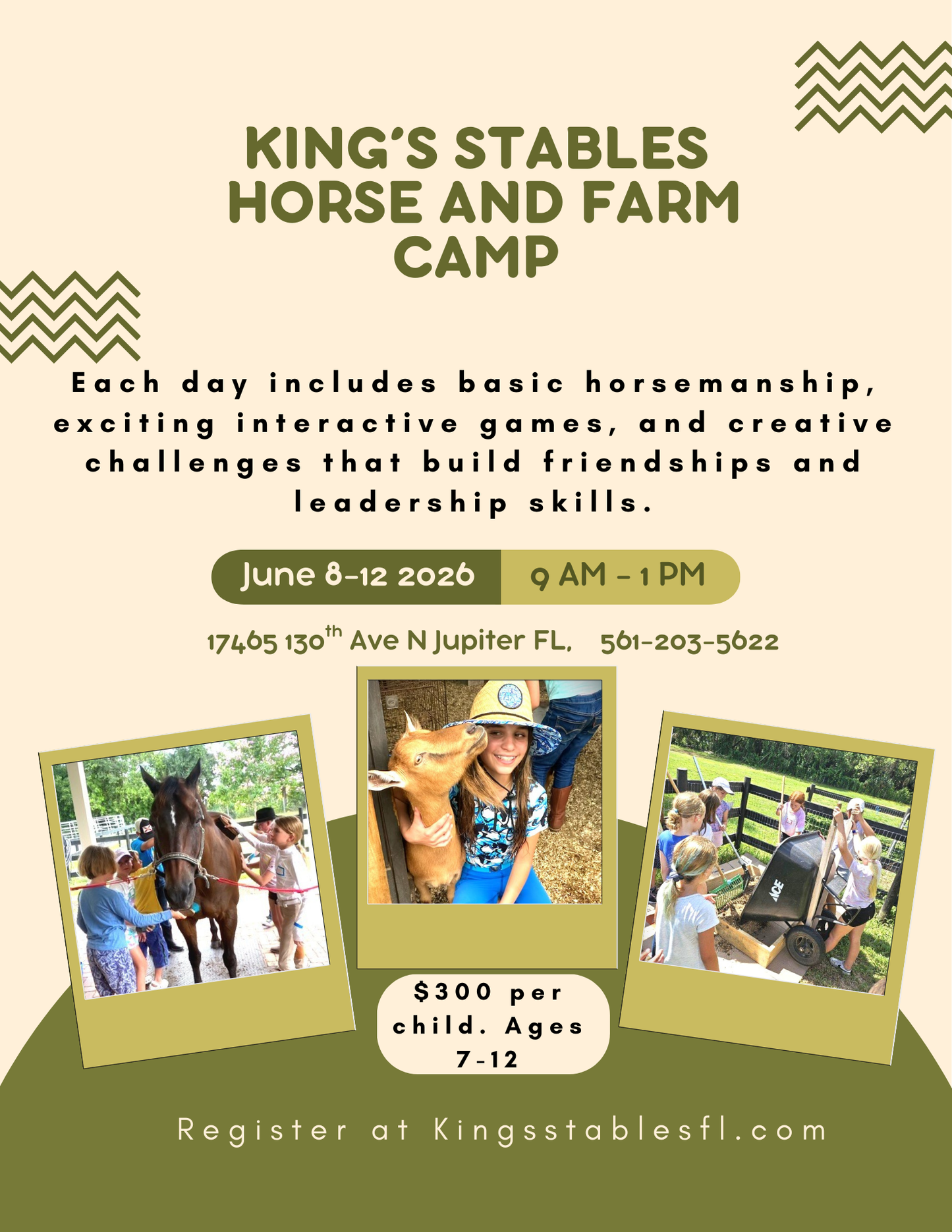 King's Stables Summer Farm Camp 2026
